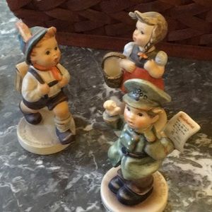 3 Goebel Hummel figurines 2 vintage, 1, 9/11 2001